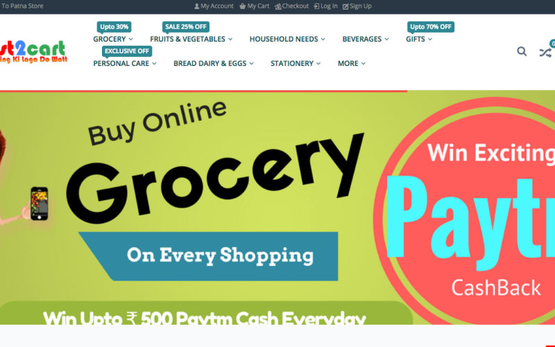 Fast2Cart Online Grocery Store